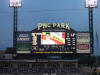 Nice new scoreboard at PNC Park