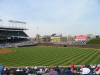 A Shot of the Outfield and the buildings behind it. Check out the bleachers on the roofs!